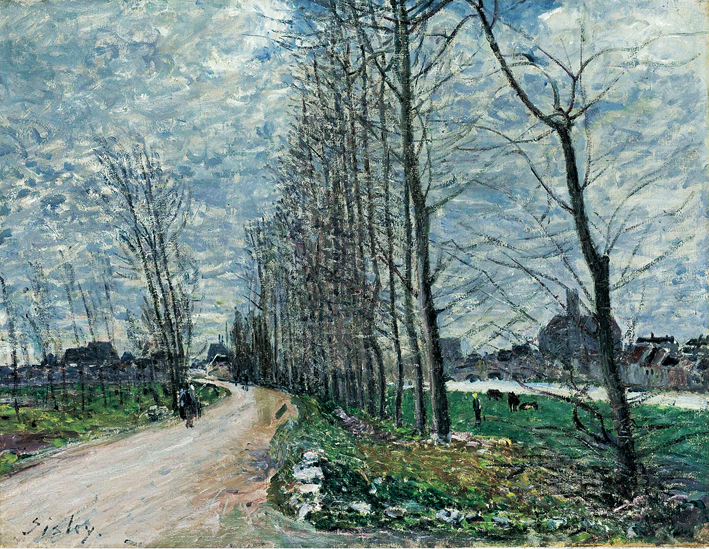  阿尔弗莱德·西斯莱 Alfred Sisley—— 莫莱的风光